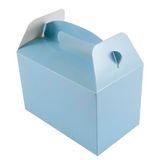 Oaktree Party Box 100mm x 154mm x 92mm 6pcs Lt. Blue No.25 - Partyware